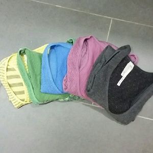 M. RENA | 5 RACERBACK TANK TOPS