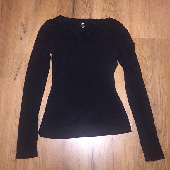 Black comfy soft longsleeve