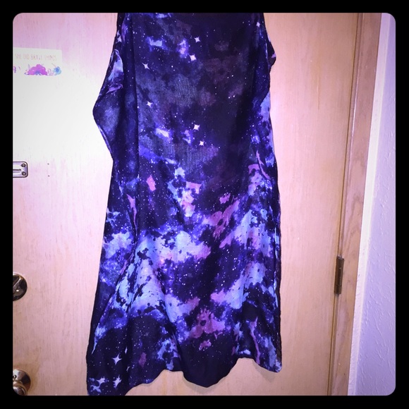 Galaxy print infinity scarf