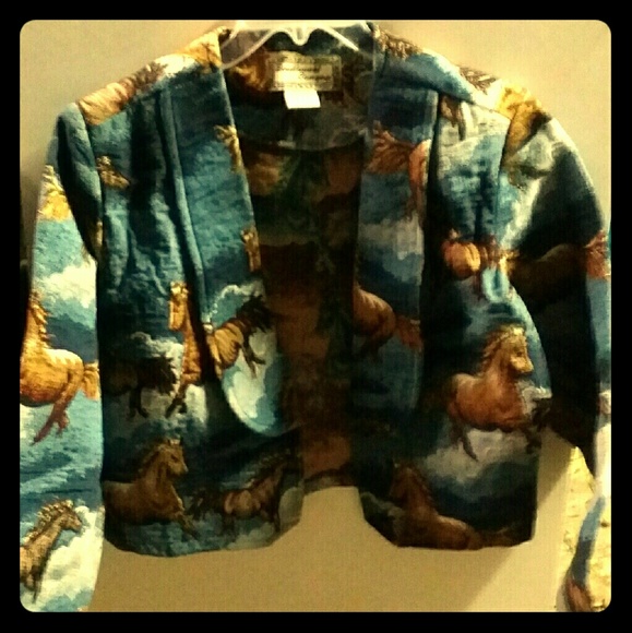 Southwest canyon short blazer coat