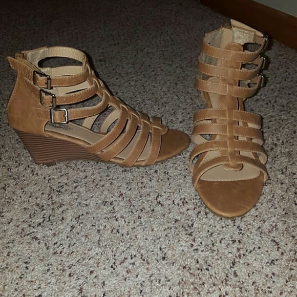 Charles Albert Gladiator Wedge Sandal