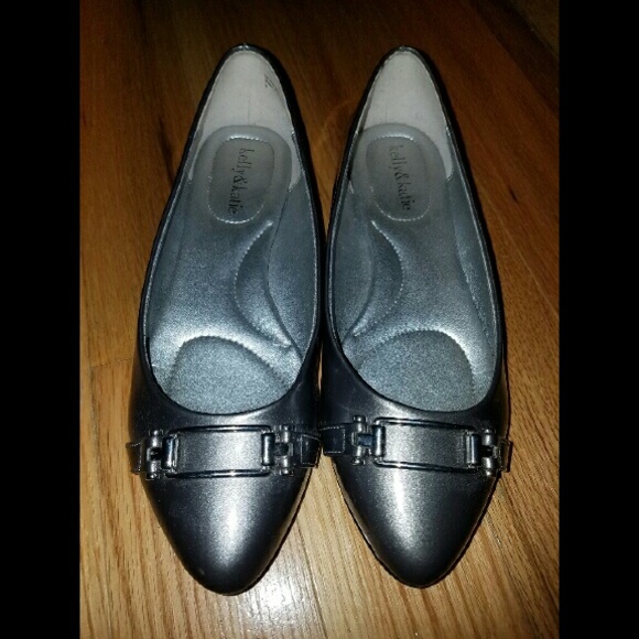 Silver Flat Dress Shoes