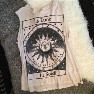 Urban Outfitters La Lune Le Soleil Muscle Tee