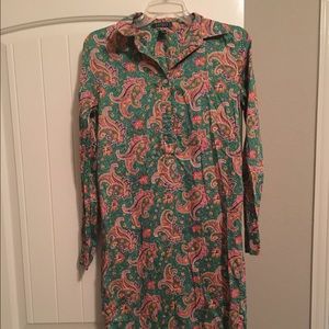 Ralph Lauren Shirt Dress size 8