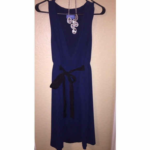 Navy Blue Vera Wang Dress