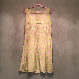 SALE!!! Florescent Polka Dot Dress