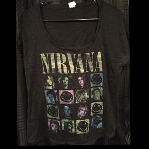 See through Nirvana tee