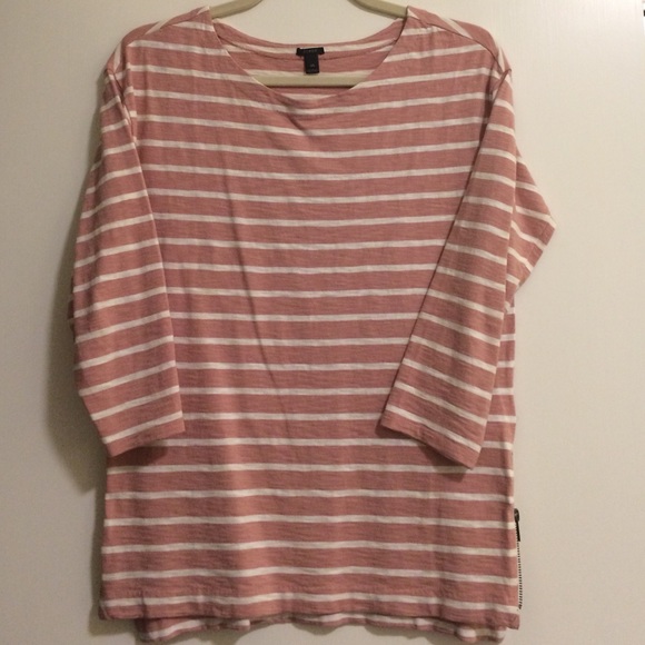 J. Crew - 3/4 Stripe Shirt
