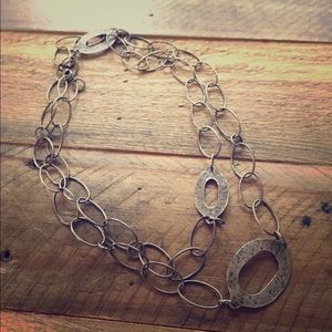 Silpada Sterling Silver Hammered Stylish Necklace
