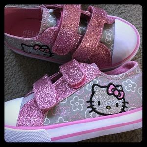 Hello Kitty glitter sneakers.