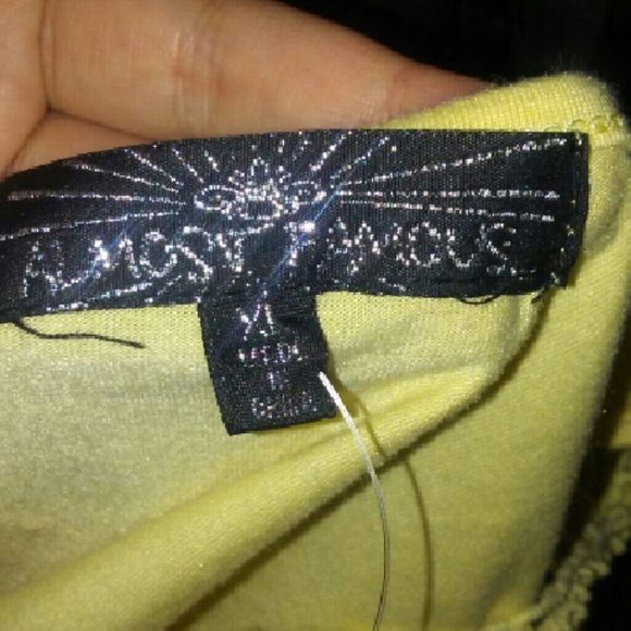 Yellow almost famous cut out tank top never worm