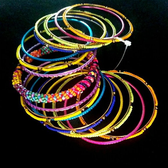 NEW! Neon Beaded Bracelets