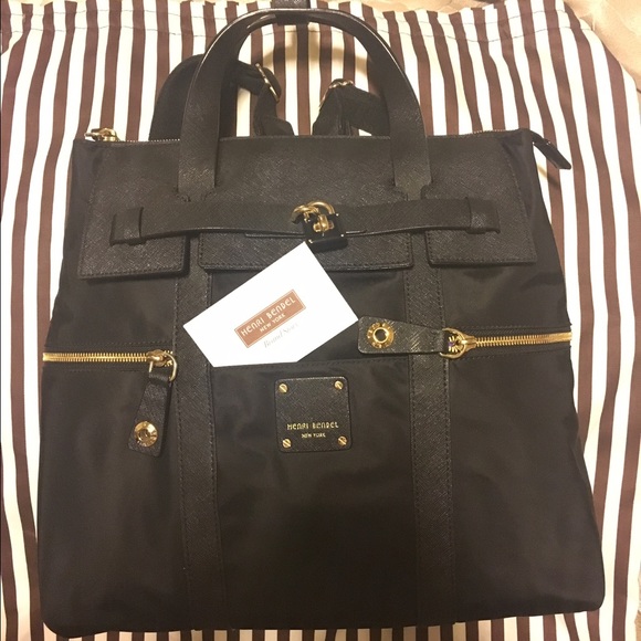 *AUTH* HENRI BENDEL JETSETTER CONVERTIBLE BACKPACK