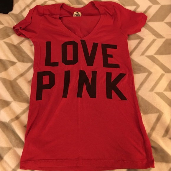 Vs pink v neck top