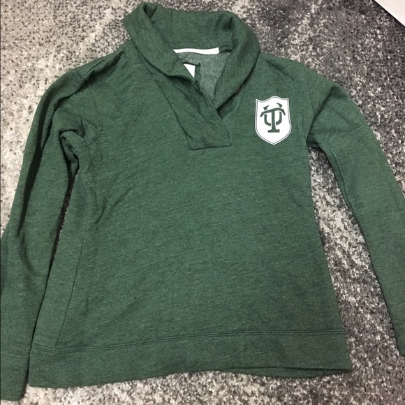Tulane University Collared Fleece Sweatshirt