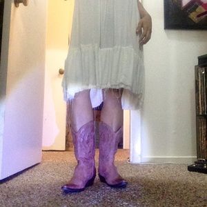 ALDO Leather Cowgirl boots