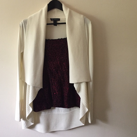 INC International Concepts Cardigan NWOT - Picture 2 of 3