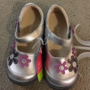 New Mary Janes - silver
