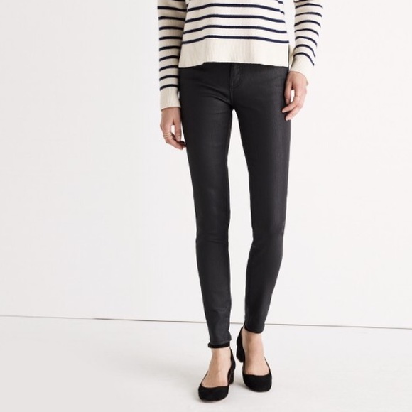 Madewell 9" High Rise Skinny Skinny Coated Edition