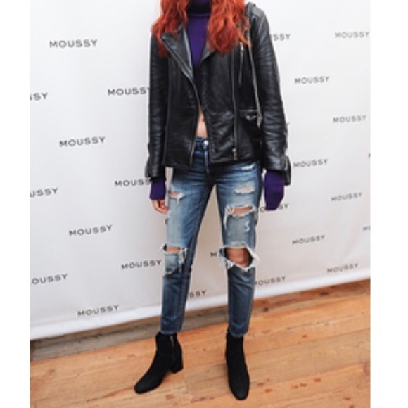 Never worn, MOUSSY, distressed skinny jeans