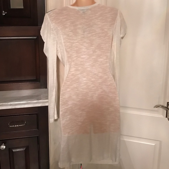 BLQ.MKT Cream Sheer embellished Dress M NWT - Picture 3 of 4