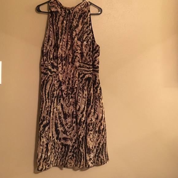 Voir Voir animal print dress. Size 16. NWT.