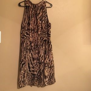 Voir Voir animal print dress. Size 16. NWT.
