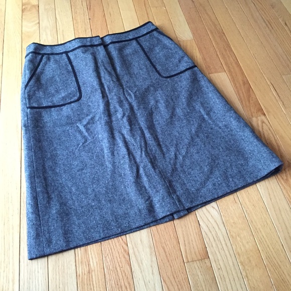 Loft tweed wool blend skirt Sz 14