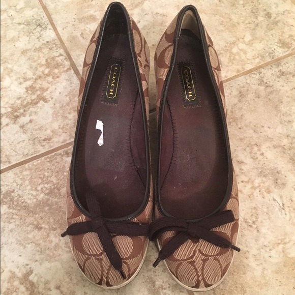 Coach wedge shoes - Picture 1 of 8