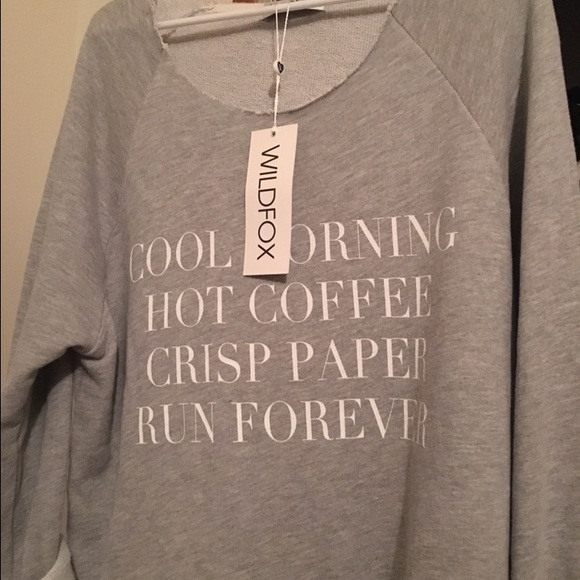 *SOLD*. Rare NWT Wildfox oversized sweatshirt - Picture 3 of 4