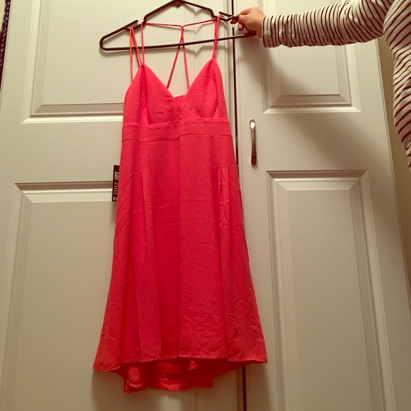 EXPRESS pink mini dress