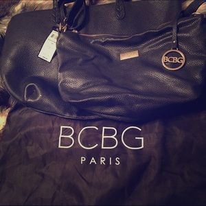 BCBG tote and purse