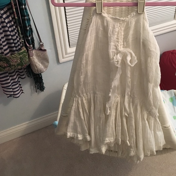 Free people tube top in white