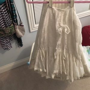 Free people tube top in white