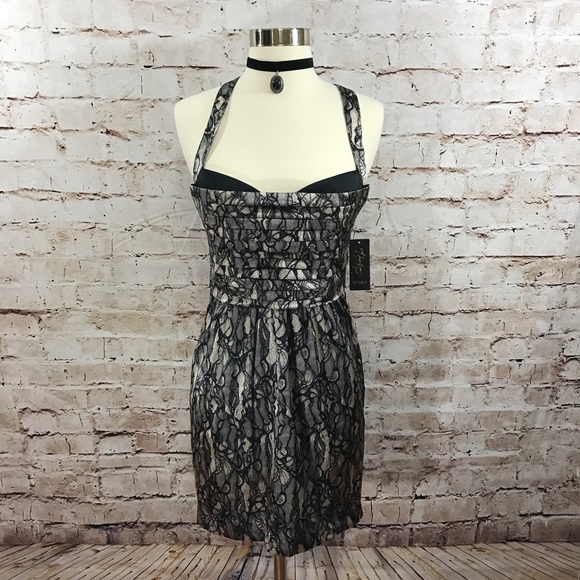 Thalia Sodi- Lace Print Cocktail Dress