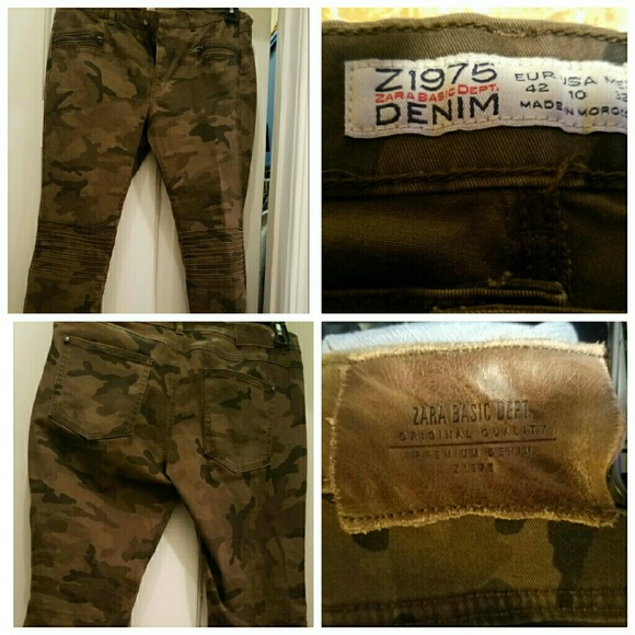 Zara camo pant