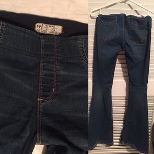 Free People Pull on Flare jeans