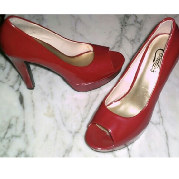 Red stilettos