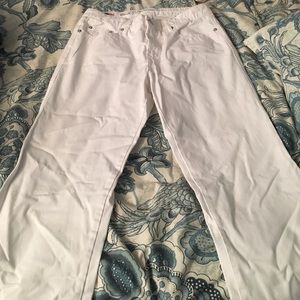White jeans