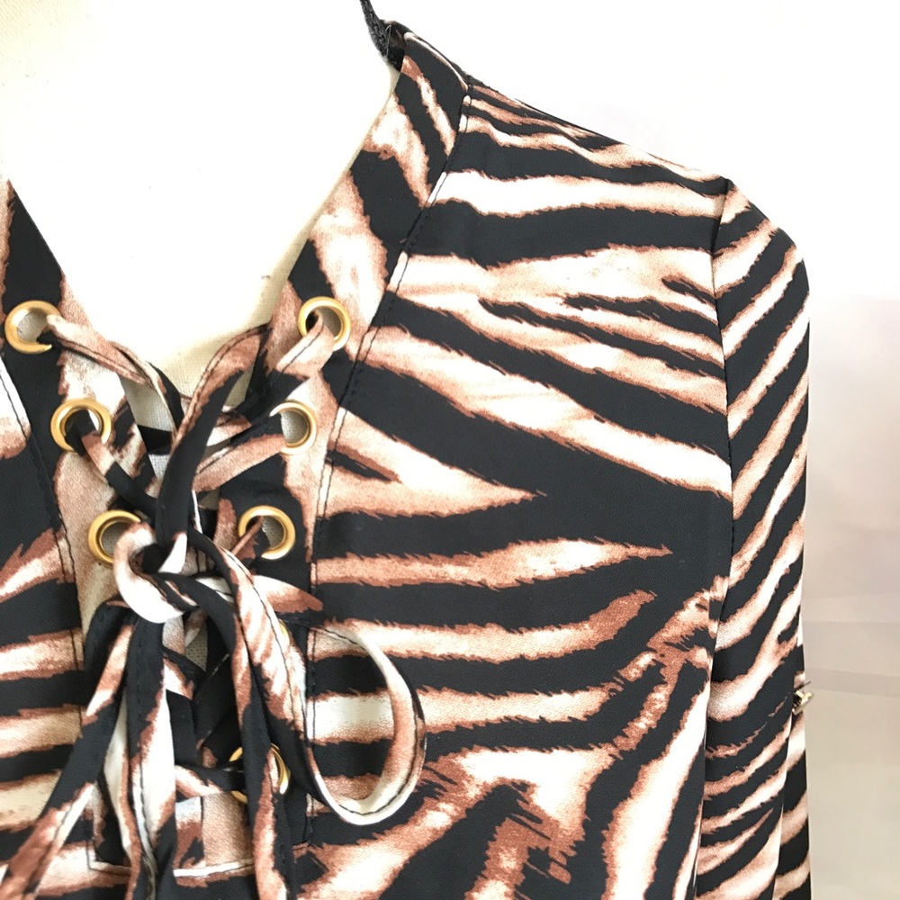 Zebra Print blouse