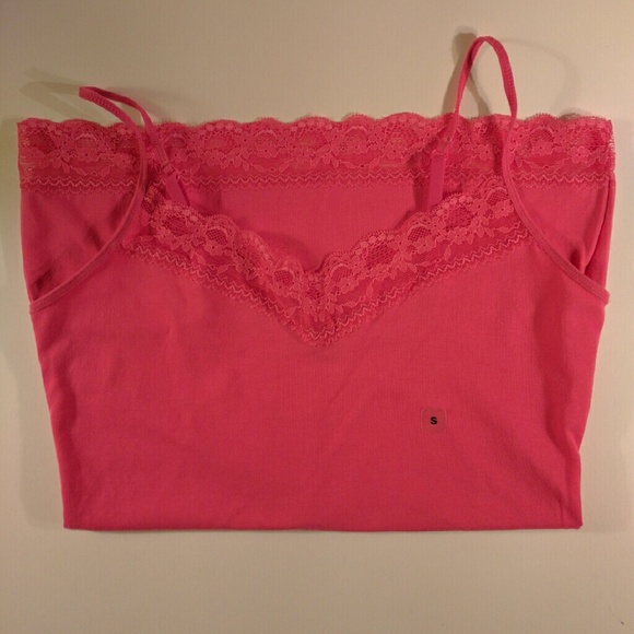 GAP lace pink cami