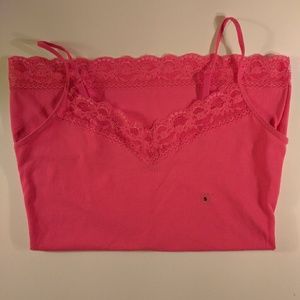 GAP lace pink cami