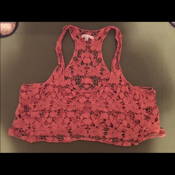 Lace crop top