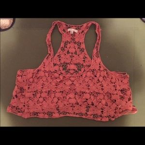 Lace crop top
