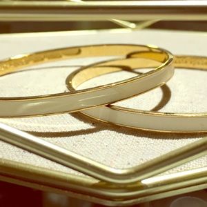 Kate spade white bangle