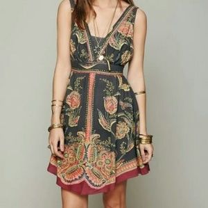 Free People floral handkerchief dress