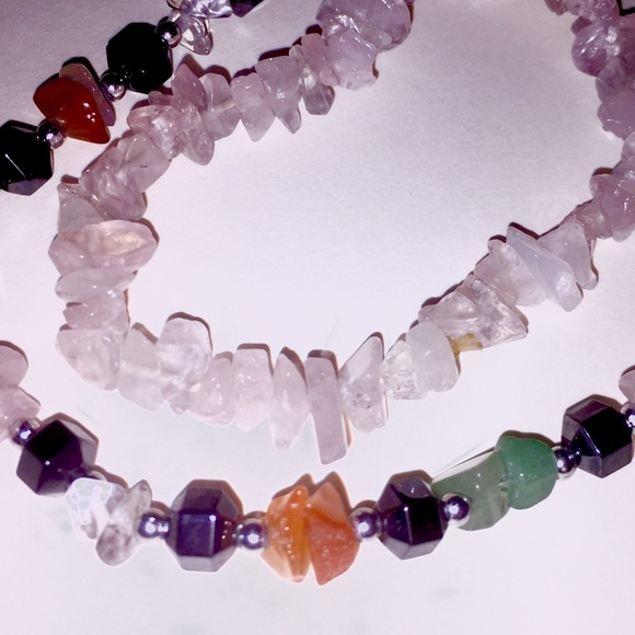 Stone & Beads Bracelets In Autumn & Winter Colors