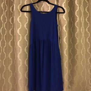 Blue fighting eel dress