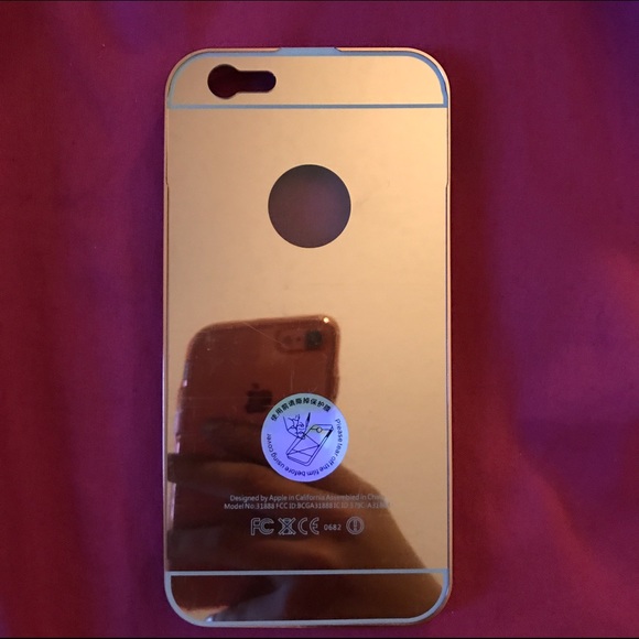 iPhone 6/6s Rose Gold Mirrored Phone Case - Picture 1 of 3
