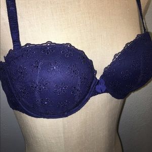 🌼Aerie 36C Navy Convertible Push-Up Bra🌼